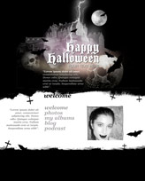 iWeb Template: Halloween Theme 3