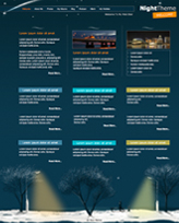 iWeb Template: Night Theme