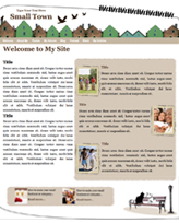 iWeb Template: Town Theme